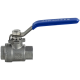 Кран шаровый муфтовый двусоставной нержавеющий (2PC), AISI316 DN10 (3/8