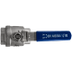 Кран шаровый муфтовый двусоставной с фиксатором нержавеющий (2PC), AISI304 DN32 (1_1/4