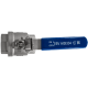 Кран шаровый муфтовый двусоставной с фиксатором нержавеющий (2PC), AISI304 DN40 (1_1/2