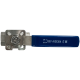Кран шаровый муфтовый под привод нержавеющий (2PC), AISI304 DN20 (3/4