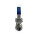 Кран шаровый муфтовый под привод нержавеющий (2PC), AISI304 DN20 (3/4