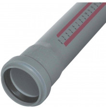 Труба PP-H с раструбом серая HT HTEM Дн 110х2,7х0,15м Ostendorf 115000