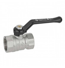 Кран шаровой Bugatti Arizona 600 - 3/4' (ВР/ВР, PN25, Tmax 120°С, ручка-рычаг черная) 06000009