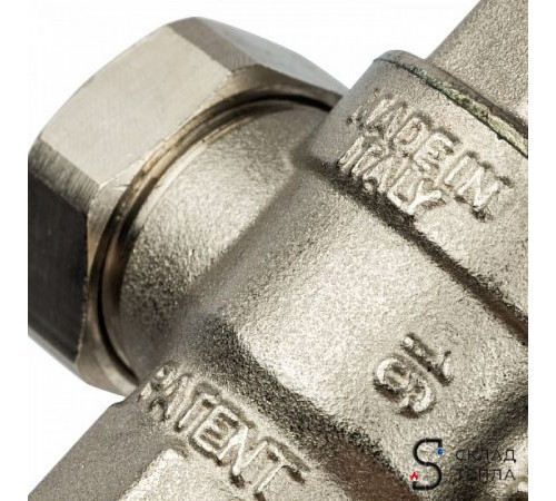 Кран шаровой с фильтром STOUT - 1/2' (ВР/ВР, PN30, Tmax 100°С, сетка 500 мкм, ручка-бабочка черная) SVF 0002 000015