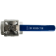 Кран шаровый муфтовый под привод нержавеющий (2PC), AISI304 DN80 (3
