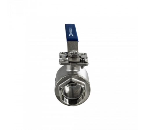 Кран шаровый муфтовый под привод нержавеющий (2PC), AISI304 DN65 (2_1/2