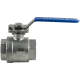 Кран шаровый муфтовый под привод нержавеющий (2PC), AISI304 DN50 (2