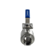 Кран шаровый муфтовый под привод нержавеющий (2PC), AISI304 DN50 (2
