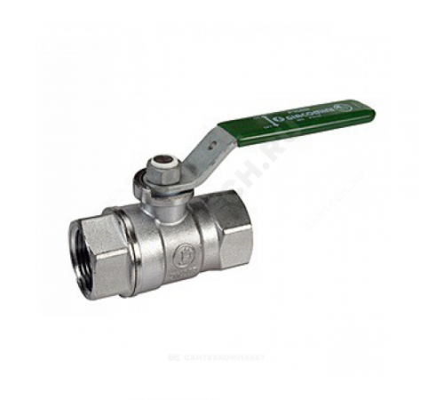 Кран шаровой латунь хром R250W Ду 15 Ру42 ВР рычаг Giacomini R250WX023