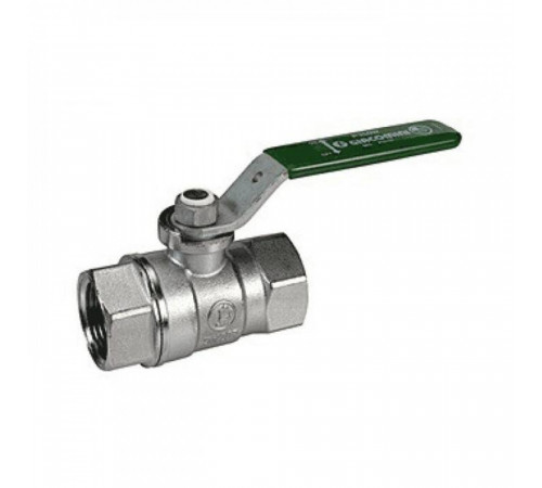 Кран шаровой латунь хром R250W Ду 10 Ру42 ВР рычаг Giacomini R250WX022