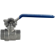 Кран шаровый муфтовый под привод нержавеющий (2PC), AISI304 DN25 (1