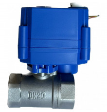 Кран шаровый муфтовый (2PC), AISI304 DN65 (2_1/2"), с электроприводом AC 380V (С-10)