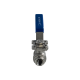 Кран шаровый муфтовый под привод нержавеющий (2PC), AISI304 DN15 (1/2