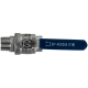Кран шаровый муфтовый двусоставной ВР/НР нержавеющий (2PC), AISI304 DN20 (3/4