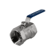 Кран шаровый муфтовый стандартнопроходной нержавеющий (1PC), AISI304 DN50 (2