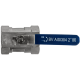 Кран шаровый муфтовый стандартнопроходной нержавеющий (1PC), AISI304 DN50 (2