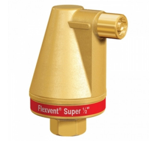 Воздухоотводчик автоматический латунь Flexvent Super Ду 15 Ру10 G1/2