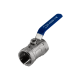 Кран шаровый муфтовый стандартнопроходной нержавеющий (1PC), AISI304 DN32 (1_1/4