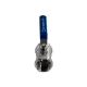 Кран шаровый муфтовый стандартнопроходной нержавеющий (1PC), AISI304 DN32 (1_1/4
