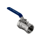 Кран шаровый муфтовый стандартнопроходной нержавеющий (1PC), AISI304 DN32 (1_1/4