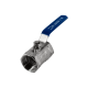 Кран шаровый муфтовый стандартнопроходной нержавеющий (1PC), AISI304 DN40 (1_1/2