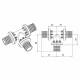 Тройник Rehau Rautitan PX 16-16-16