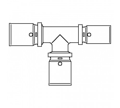 Тройник Oventrop Cofit P 20x20x16