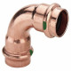 Отвод Viega 2416 ВВ 90° Profipress c SC-Contur 35