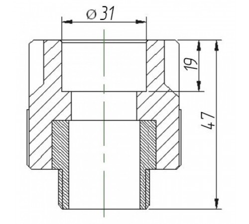 Муфта Kalde 3222-nmo-321000 32х1