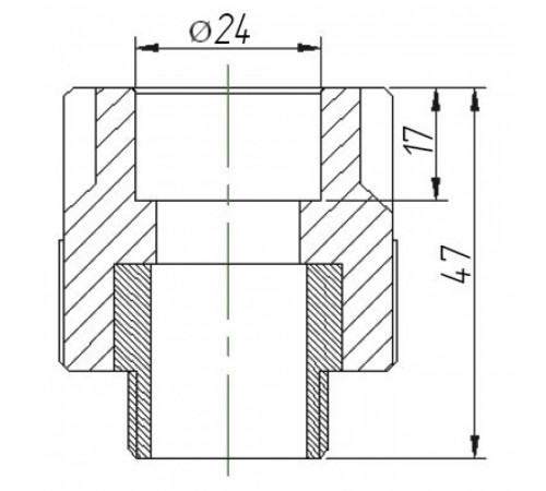 Муфта Kalde 3222-nmo-250c00 25х3/4