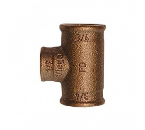 Тройник Viega 1626 3/4x1/2x3/4