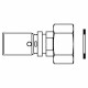 Переходник Oventrop Cofit P 16хG1/2 никелированный, с накидной гайкой