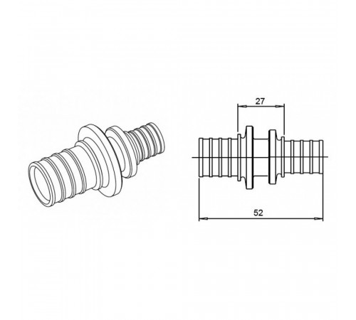 Муфта Rehau Rautherm S 32-10