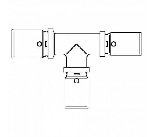Тройник Oventrop Cofit P 32x20x26