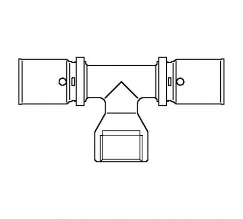 Тройник Oventrop Cofit P 26xRp1/2x26