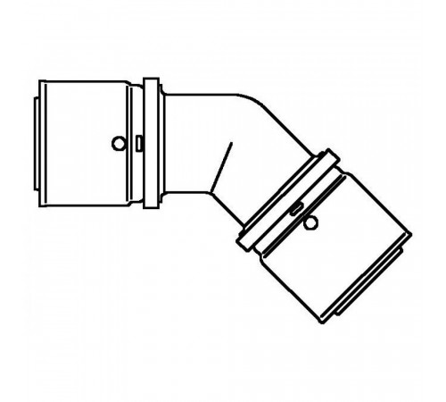 Угольник Oventrop Cofit P 45° 32 мм