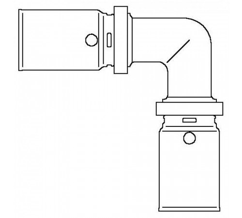 Угольник Oventrop Cofit P 90° 20 мм