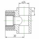 Тройник Kalde 3222-tfo-250c25 25х3/4