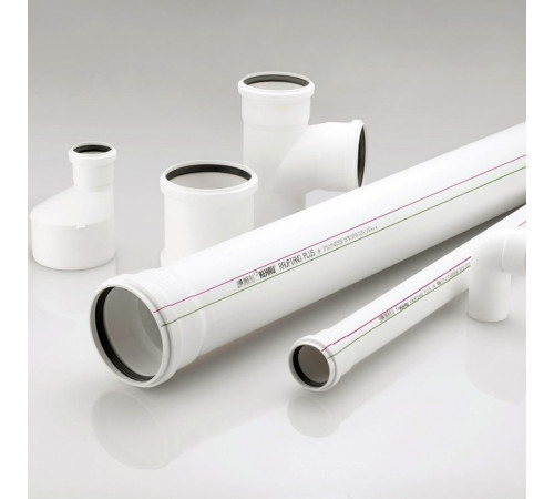 Труба канализационная Rehau Raupiano Plus 50/2000 (штанга: 2 м)