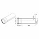 Труба канализационная Rehau Raupiano Plus 50/1500 (штанга: 1,5 м)