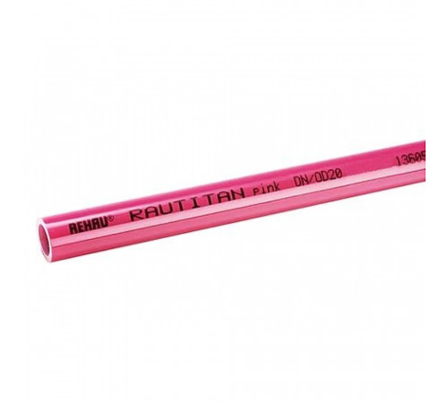Труба из сшитого полиэтилена Rehau Rautitan pink 63x8,7 (штанга: 6 м)
