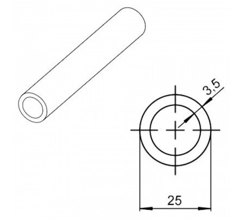 Труба из сшитого полиэтилена Rehau Rautitan flex 25x3,5 (штанга: 6 м)