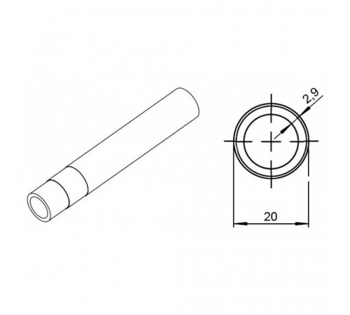 Труба металлополимерная Rehau Rautitan stabil 25x3,7 (бухта: 50 м)