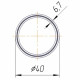 Труба полипропиленовая Kalde Fiber PN25 40х6,7 (штанга: 4 м) стекловолокно