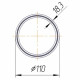 Труба полипропиленовая Kalde Fiber PN25 110х18,3 (штанга: 4 м) стекловолокно