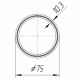 Труба полипропиленовая Kalde Fiber PN20 75х10,3 (штанга: 4 м) стекловолокно