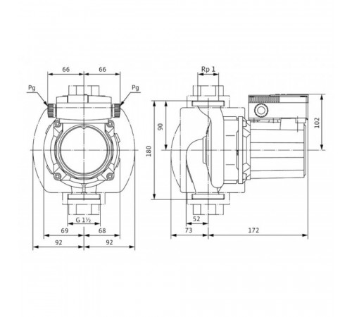 Циркуляционный насос Wilo TOP-Z 25/10 DM