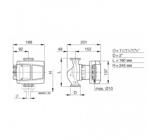 Циркуляционный насос Biral A 15-2