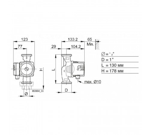 Циркуляционный насос Biral MX 13-4