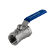 Кран шаровый муфтовый стандартнопроходной нержавеющий (1PC), AISI304 DN20 (3/4